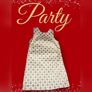 Trina Turk Ivory and Metallic Gold Jacket